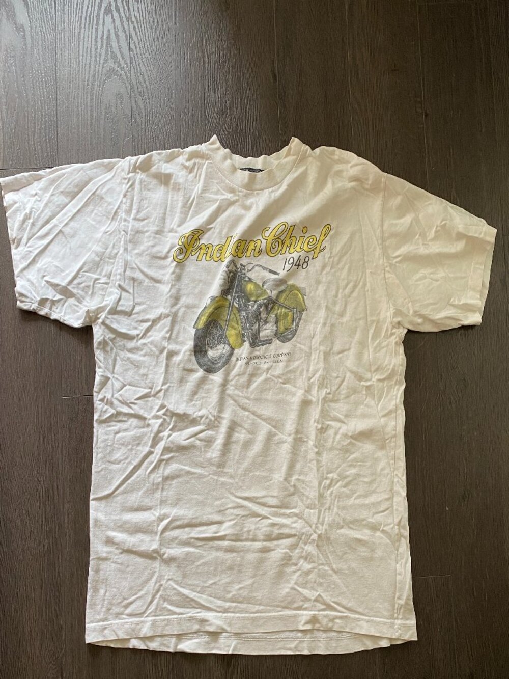 INDIAN MOTORCYCLE VINTAGE TSHIRT GRAPHIC SIZE FITS LIKE XL